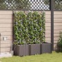 Macetero de Jardín 3 pcs Marrón Acero en Macetas y jardineras | Comprar online en Foru.es