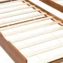 Estructura de sofá cama madera de pino marrón miel 90x200 cm de vidaXL, Camas y somieres - Ref: Foro24-283153, Precio: 229,36...