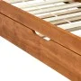 Estructura de sofá cama madera de pino marrón miel 90x200 cm de vidaXL, Camas y somieres - Ref: Foro24-283153, Precio: 229,36...
