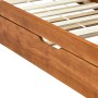 Estructura de sofá cama madera de pino marrón miel 90x200 cm de vidaXL, Camas y somieres - Ref: Foro24-283153, Precio: 232,62...