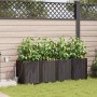 Macetero de Jardín 4 pcs Marrón Acero en Macetas y jardineras | Comprar online en Foru.es