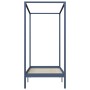 Cama con dosel de madera maciza de pino gris 100x200 cm de vidaXL, Camas y somieres - Ref: Foro24-283275, Precio: 103,48 €, D...