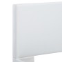 Estructura de cama de cuero sintético blanco 140x200 cm de vidaXL, Camas y somieres - Ref: Foro24-285459, Precio: 196,44 €, D...