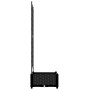 Macetero de Jardín Negro 40 x 40 x 125,5 cm Acero en Macetas y jardineras | Comprar online en Foru.es