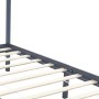 Cama con dosel de madera maciza de pino gris 100x200 cm de vidaXL, Camas y somieres - Ref: Foro24-283275, Precio: 103,48 €, D...