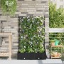 Macetero de Jardín 2 pcs Negro 80 x 40 x 125,5 cm Acero en Macetas y jardineras | Comprar online en Foru.es