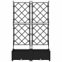 Macetero de Jardín 2 pcs Negro 80 x 40 x 125,5 cm Acero en Macetas y jardineras | Comprar online en Foru.es