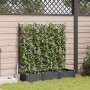 Macetero de Jardín 3 pcs Negro 120 x 40 x 125,5 cm Acero en Macetas y jardineras | Comprar online en Foru.es