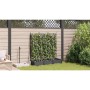 Macetero de Jardín 3 pcs Negro 120 x 40 x 125,5 cm Acero en Macetas y jardineras | Comprar online en Foru.es