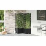 Macetero de Jardín 3 pcs Negro 80 x 80 x 143 cm Acero en Macetas y jardineras | Comprar online en Foru.es