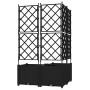 Macetero de Jardín 3 pcs Negro 80 x 80 x 143 cm Acero en Macetas y jardineras | Comprar online en Foru.es