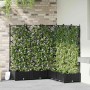 Macetero de Jardín 5 pcs Negro 120 x 120 x 125,5 cm Acero en Macetas y jardineras | Comprar online en Foru.es