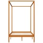 Cama con dosel de madera maciza de pino marrón miel 120x200 cm de vidaXL, Camas y somieres - Ref: Foro24-283258, Precio: 200,...