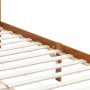 Cama con dosel de madera maciza de pino marrón miel 120x200 cm de vidaXL, Camas y somieres - Ref: Foro24-283258, Precio: 200,...