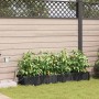 Macetero de Jardín 4 pcs Negro Acero en Macetas y jardineras | Comprar online en Foru.es