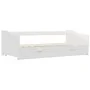Estructura de sofá cama madera de pino blanco 90x200 cm de vidaXL, Camas y somieres - Ref: Foro24-283149, Precio: 214,73 €, D...