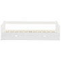 Estructura de sofá cama madera de pino blanco 90x200 cm de vidaXL, Camas y somieres - Ref: Foro24-283149, Precio: 217,46 €, D...