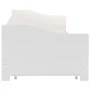 Estructura de sofá cama madera de pino blanco 90x200 cm de vidaXL, Camas y somieres - Ref: Foro24-283149, Precio: 214,73 €, D...