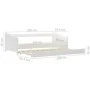 Estructura de sofá cama madera de pino blanco 90x200 cm de vidaXL, Camas y somieres - Ref: Foro24-283149, Precio: 214,73 €, D...