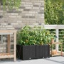 Macetero de Jardín 2 pcs Negro Acero en Macetas y jardineras | Comprar online en Foru.es
