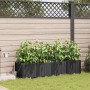 Macetero de Jardín 4 pcs Negro Acero en Macetas y jardineras | Comprar online en Foru.es
