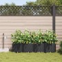 Macetero de Jardín 4 pcs Negro Acero en Macetas y jardineras | Comprar online en Foru.es
