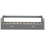 Estructura de sofá cama madera de pino gris 90x200 cm de vidaXL, Camas y somieres - Ref: Foro24-283151, Precio: 207,93 €, Des...