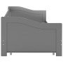 Estructura de sofá cama madera de pino gris 90x200 cm de vidaXL, Camas y somieres - Ref: Foro24-283151, Precio: 207,93 €, Des...