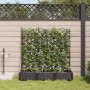 Macetero de Jardín 3 pcs Negro Acero en Macetas y jardineras | Comprar online en Foru.es