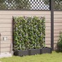Macetero de Jardín 3 pcs Negro Acero en Macetas y jardineras | Comprar online en Foru.es