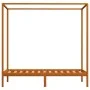 Cama con dosel de madera maciza de pino marrón miel 90x200 cm de vidaXL, Camas y somieres - Ref: Foro24-283256, Precio: 95,53...
