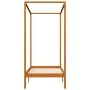 Honey brown solid pine wood canopy bed 90x200 cm by vidaXL, Beds and slatted bases - Ref: Foro24-283256, Price: 95,53 €, Disc...
