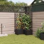 Macetero de Jardín 3 pcs Negro Acero en Macetas y jardineras | Comprar online en Foru.es