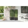 Macetero de Jardín 3 pcs Negro Acero en Macetas y jardineras | Comprar online en Foru.es