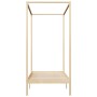 Estructura de cama con dosel madera maciza de pino 100x200 cm de vidaXL, Camas y somieres - Ref: Foro24-283251, Precio: 100,5...