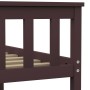 Estructura de cama madera maciza pino marrón oscuro 160x200 cm de vidaXL, Camas y somieres - Ref: Foro24-283236, Precio: 146,...