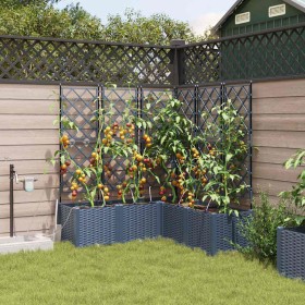 Macetero de Jardín 5 pcs Gris 120 x 120 x 143 cm Acero en Macetas y jardineras | Comprar online en Foru.es