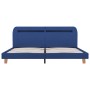Estructura de cama con LED tela azul 180x200 cm de vidaXL, Camas y somieres - Ref: Foro24-280905, Precio: 166,69 €, Descuento: %
