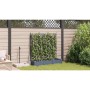 Macetero de Jardín 3 pcs Gris Claro 120 x 40 x 125,5 cm Acero en Macetas y jardineras | Comprar online en Foru.es
