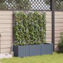 Macetero de Jardín 3 pcs Gris Claro 120 x 40 x 143 cm Acero en Macetas y jardineras | Comprar online en Foru.es