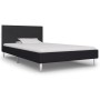 Estructura de cama de tela negro 90x200 cm de vidaXL, Camas y somieres - Ref: Foro24-280941, Precio: 101,49 €, Descuento: %