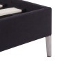 Estructura de cama de tela negro 90x200 cm de vidaXL, Camas y somieres - Ref: Foro24-280941, Precio: 101,49 €, Descuento: %