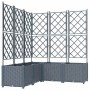 Macetero de Jardín 5 pcs Gris Claro 120 x 120 x 143 cm Acero en Macetas y jardineras | Comprar online en Foru.es