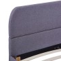 Estructura de cama de tela gris claro 140x200 cm de vidaXL, Camas y somieres - Ref: Foro24-280873, Precio: 147,29 €, Descuent...
