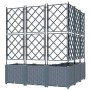 Macetero de Jardín 5 pcs Gris Claro 120 x 120 x 143 cm Acero en Macetas y jardineras | Comprar online en Foru.es