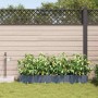 Macetero de Jardín 4 pcs Gris Claro Acero en Macetas y jardineras | Comprar online en Foru.es