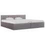 Cama canapé hidráulica con almacenaje tela gris topo 180x200 cm de vidaXL, Camas y somieres - Ref: Foro24-285599, Precio: 351...