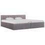 Cama canapé hidráulica con almacenaje tela gris topo 180x200 cm de vidaXL, Camas y somieres - Ref: Foro24-285599, Precio: 355...