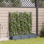Macetero de Jardín 3 pcs Gris Claro Acero en Macetas y jardineras | Comprar online en Foru.es
