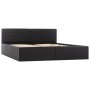 Cama canapé hidráulica de cuero sintético negro 160x200 cm de vidaXL, Camas y somieres - Ref: Foro24-285514, Precio: 321,65 €...